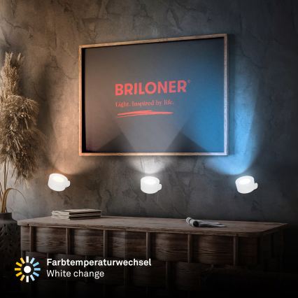 Briloner 3896016 - LED-himmennettävä ladattava seinävalaisin TARI LED/1,6 W/5 V 1500 mAh valkoinen