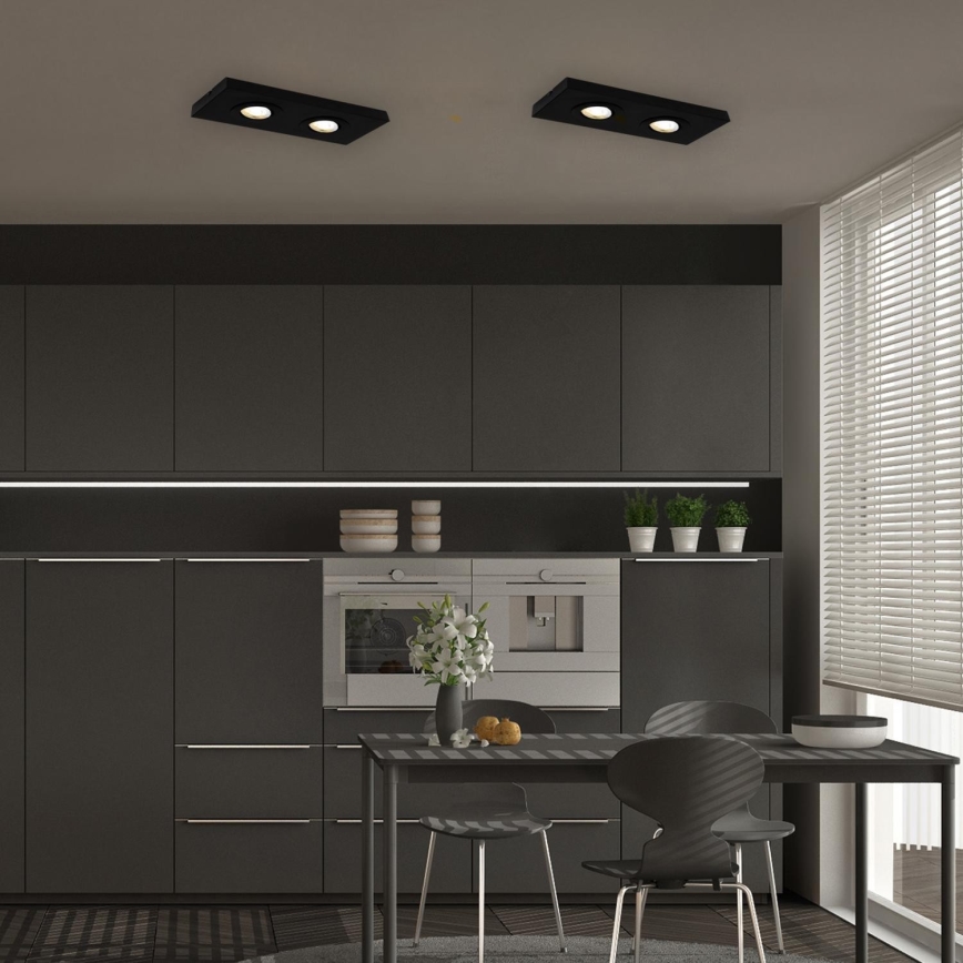 Briloner 3996025 - LED-kohdevalaisin CTS 2xLED/4W/230V 2700/4000K musta