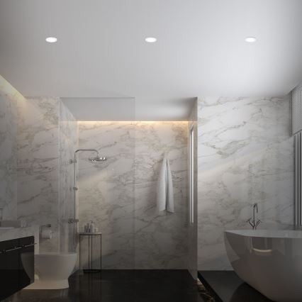 Briloner - SARJA 3x RGBW himmennettävä kylpyhuoneen alasvalaisin LED/4,8W/230V 3000-6500K IP65 + kaukosäädin