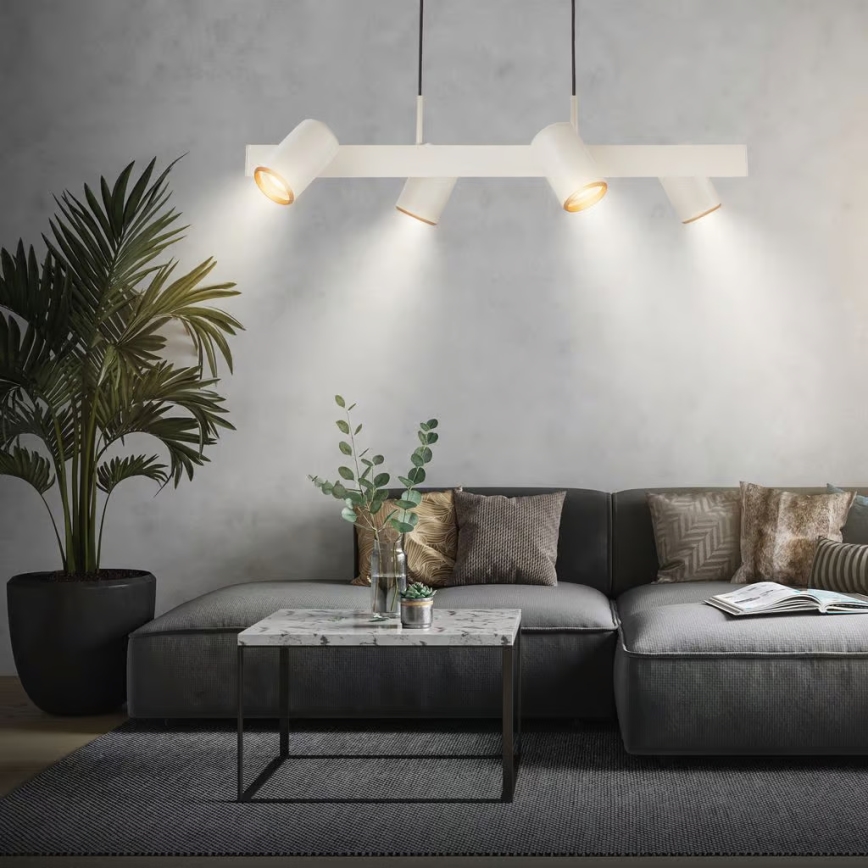 Briloner 4058044 - riippuvalaisin vaijerilla ERA 4xGU10/10W/230V kermanvärinen