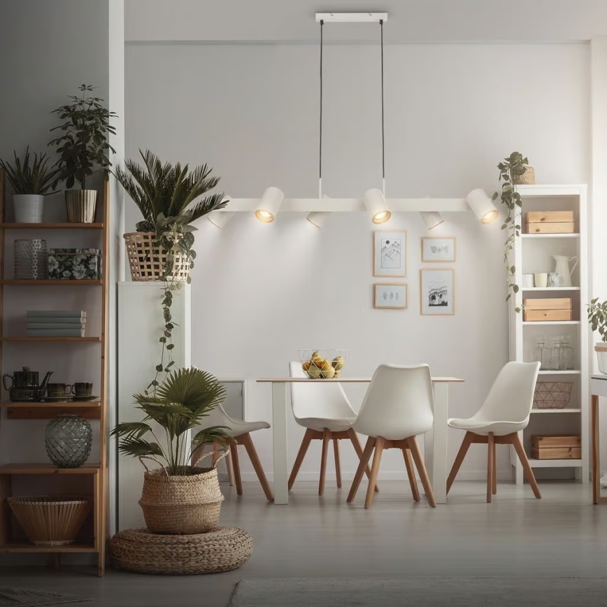 Briloner 4058064 - ERA-riippuvalaisin vaijerilla 6xGU10/10W/230V kermanvärinen