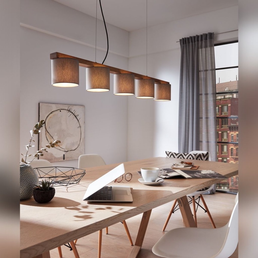 Briloner 4075-054 - Ripustettava kattovalaisin RHON 5xE14/25W/230V