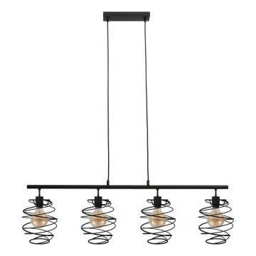 Briloner 4871-045 - Riippuvalaisin vaijerilla 4xE27/60W/230V