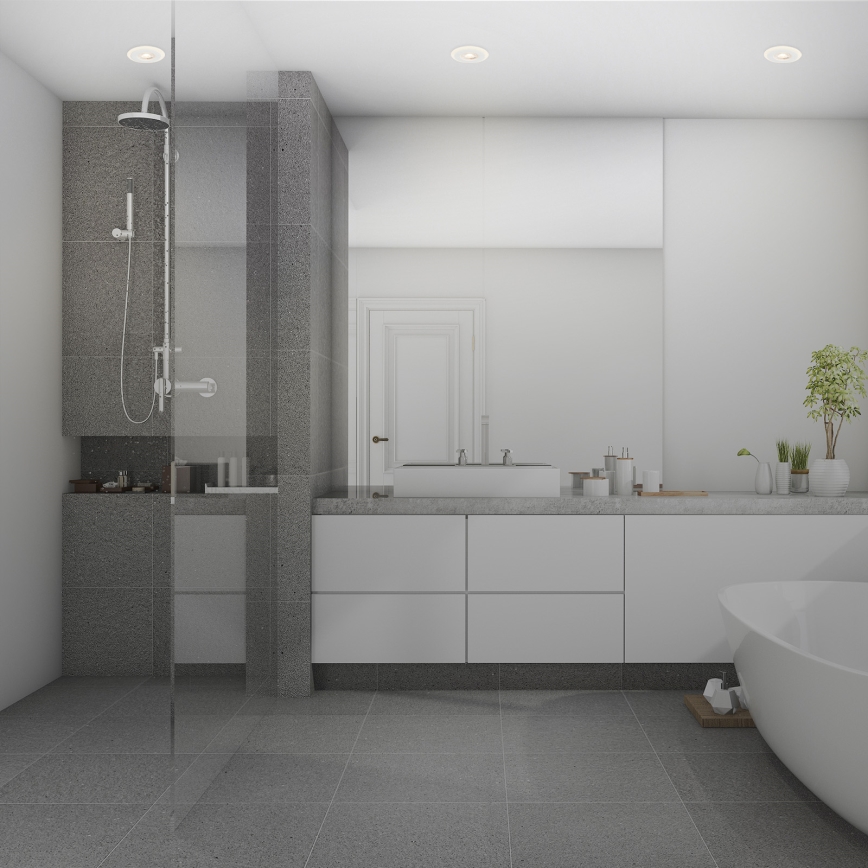 Briloner 7039036 - Kolmen LED-alasvalon setti kylpyhuoneeseen, LED/5W/230V, IP44, valkoinen