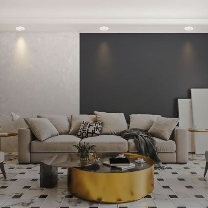 Briloner 7039036 - Kolmen LED-alasvalon setti kylpyhuoneeseen, LED/5W/230V, IP44, valkoinen