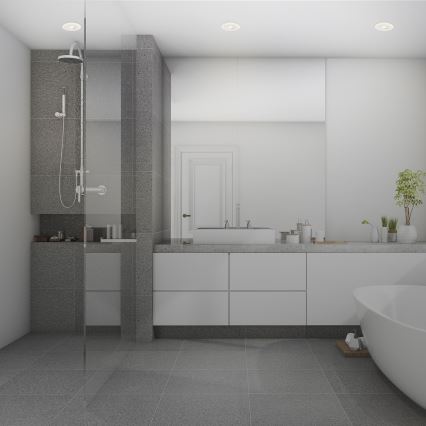 Briloner 7039036 - 3xLED upotettava kylpyhuonevalaisinsetti, 3xLED/5W/230V, IP44, valkoinen