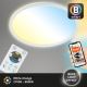 Briloner 7058-016 - LED Himmennettävä valo SLIM LED/18W/230V 2700-6500K Wi-Fi Tuya + kauko-ohjaus