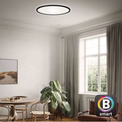 Briloner 7059-015 - Himmennettävä LED-kattovalaisin SLIM LED/22W/230V 2700-6500K Wi-Fi Tuya + kauko-ohjaus