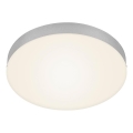 Briloner 7066-014 - LED-kattovalaisin FLAME LED/21W/230V 3000K hopea halkaisija 28,7 cm