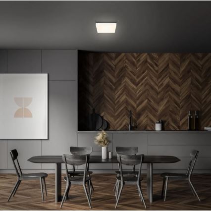 Briloner 7070-016 - LED-kattovalaisin FLAME LED/16W/230V valkoinen