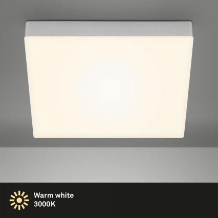 Briloner 7071-014 - LED-kattovalaisin FLAME LED/21W/230V 3000K 28,7x28,7 cm hopea