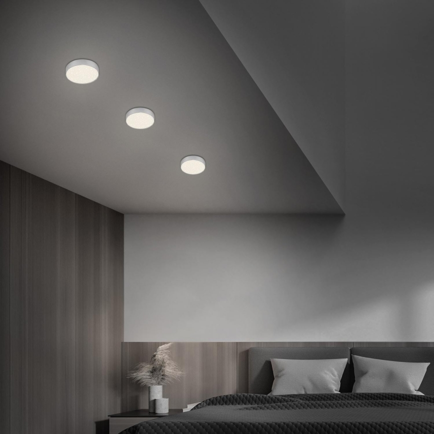 Briloner 7072-414 - LED-kattovalaisin STAR SKY LED/11W/230V 4000K halkaisija 15 cm hopea