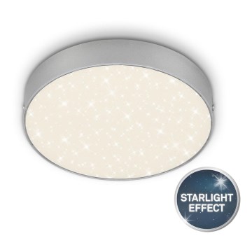 Briloner 7073-414 - LED-kattovalaisin STAR SKY LED/16W/230V 4000K halkaisija 21 cm hopea