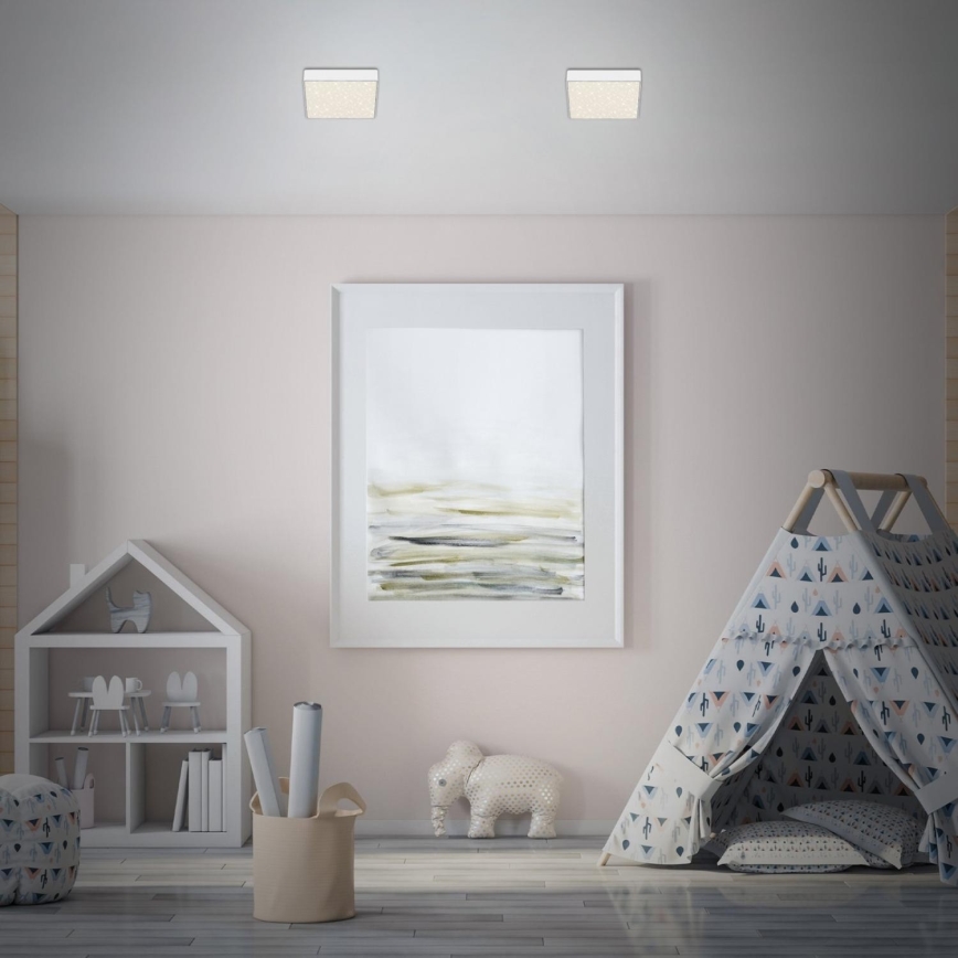 Briloner 7076-416 - LED-kattovalaisin STAR SKY LED/11W/230V 4000K 15x15 cm valkoinen