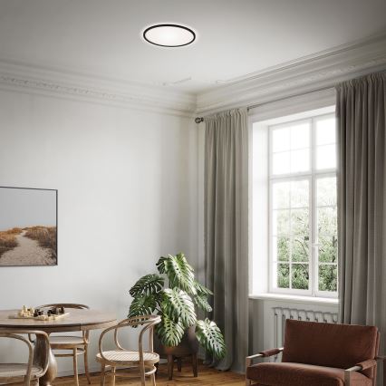 Briloner 7079-015 - LED himmennettävä kattovalaisin SLIM LED/18W/230V 2700-6500K + kaukosäädin