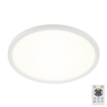 Briloner 7079-016 - LED himmennettävä kattovalaisin SLIM LED/18W/230V 2700-6500K + kaukosäädin