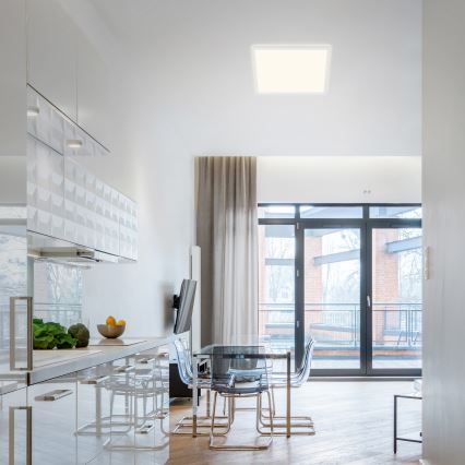 Briloner 7081-016 - LED Himmennettävä kattovalo SLIM LED/18W/230V 2700-6500K +  kaukosäädin