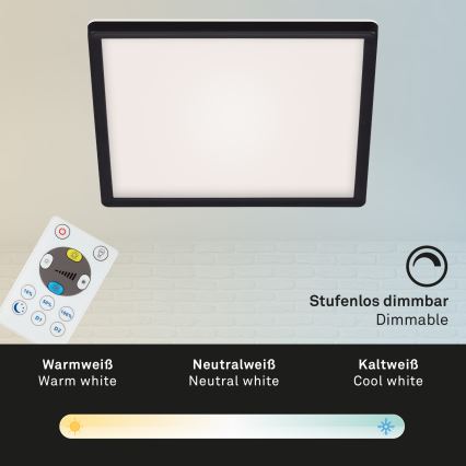 Briloner 7082-015 - LED Himmennettävä kattovalo SLIM LED/22W/230V 2700-6500K + kaukosäädin