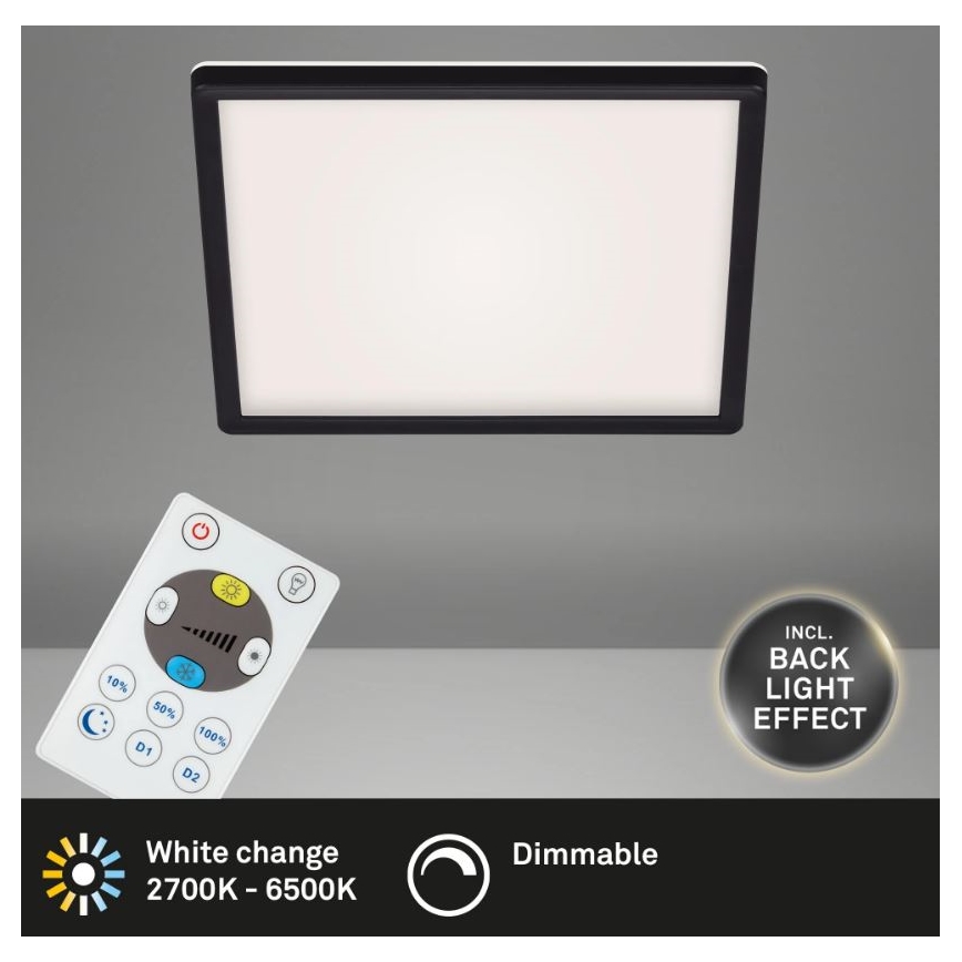 Briloner 7082-015 - LED Himmennettävä kattovalo SLIM LED/22W/230V 2700-6500K + kaukosäädin
