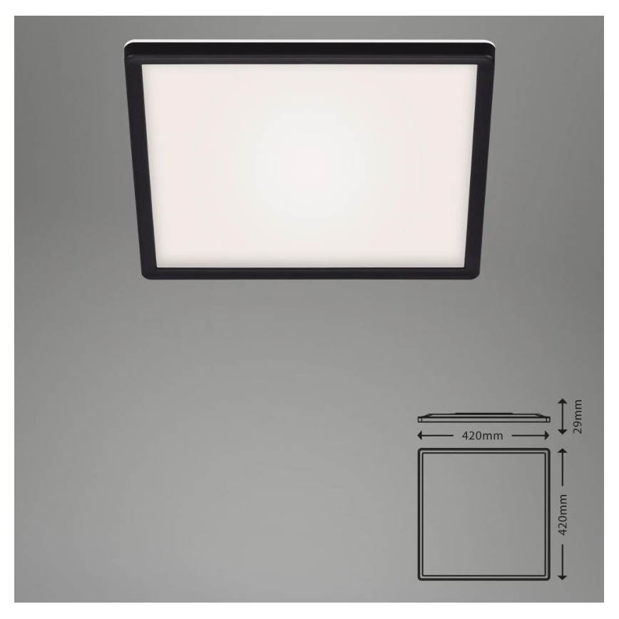 Briloner 7082-015 - LED Himmennettävä kattovalo SLIM LED/22W/230V 2700-6500K + kaukosäädin