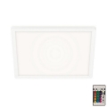 Briloner 7090-416 - LED RGBW himmennettävä kattovalaisin SLIM LED/15W/230V + kaukosäädin