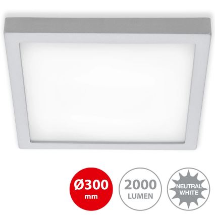 Briloner 7142-414 - LED-kattovalaisin FIRE LED/21W/230V 4000K