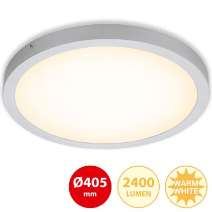 Briloner 7143-014 - LED Kattovalo FIRE LED/24,5W/230V 3000K