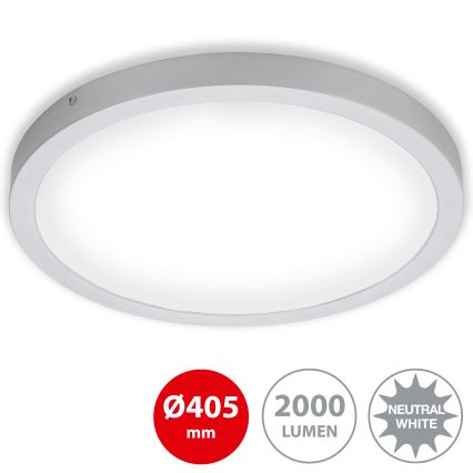 Briloner 7143-414 - LED-kattovalaisin FIRE LED/24,5W/230V 4000K