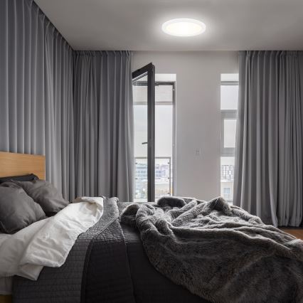 Briloner 7150-416 - LED-kattovalaisin SLIM LED/12W/230V d. 19 cm