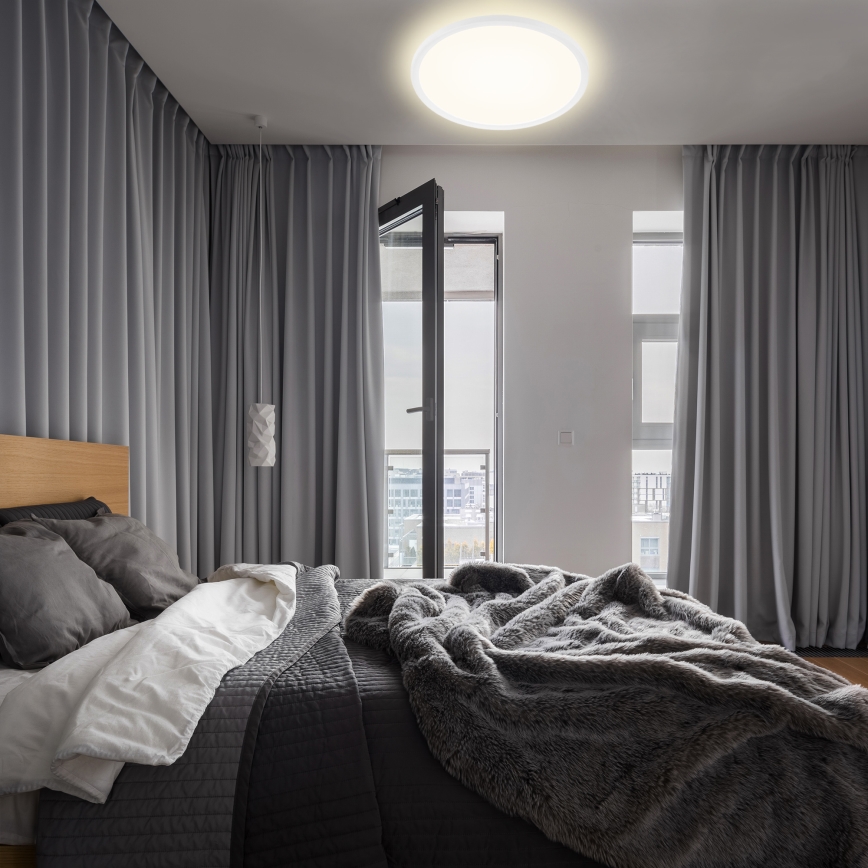 Briloner 7157-416 - LED-kattovalaisin SLIM LED/22W/230V halkaisija 42 cm