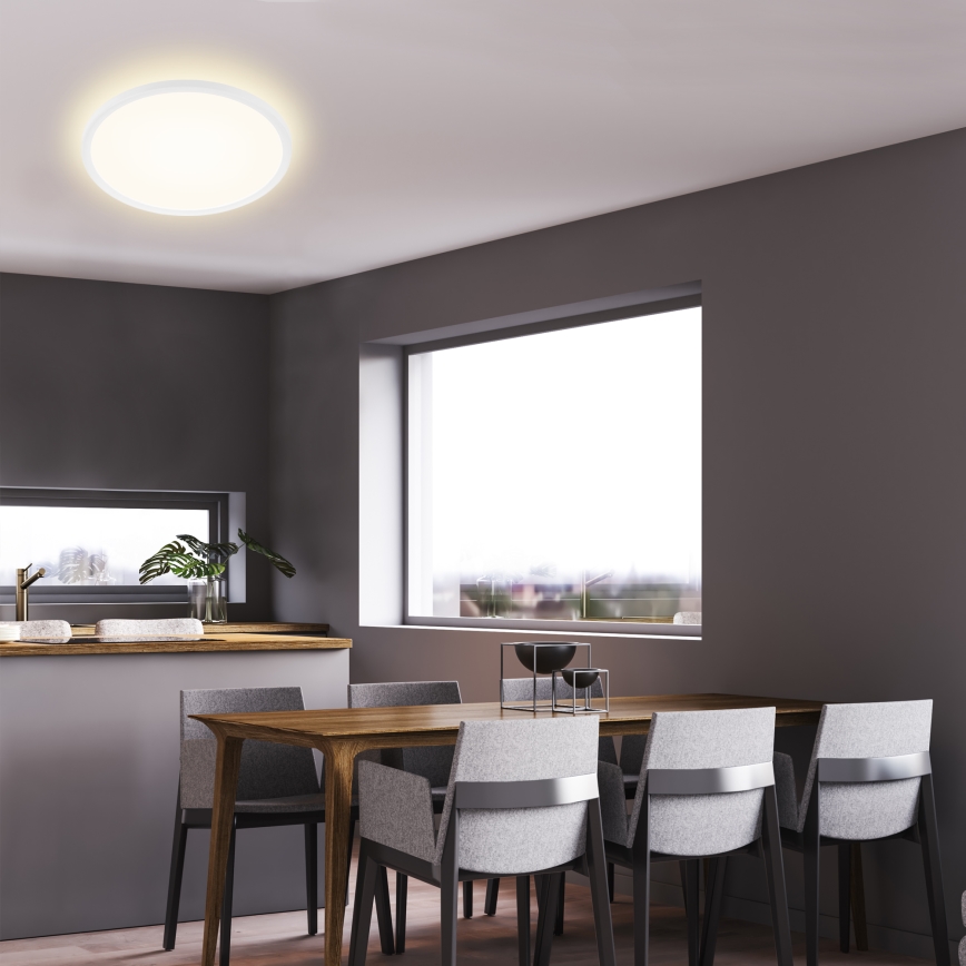 Briloner 7157-416 - LED-kattovalaisin SLIM LED/22W/230V halkaisija 42 cm