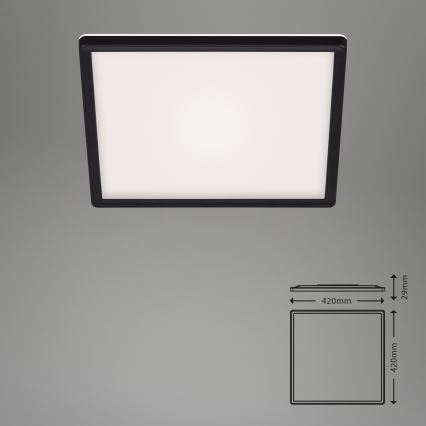 Briloner 7158-415 - LED-kattovalaisin SLIM LED/22W/230V 42x42 cm
