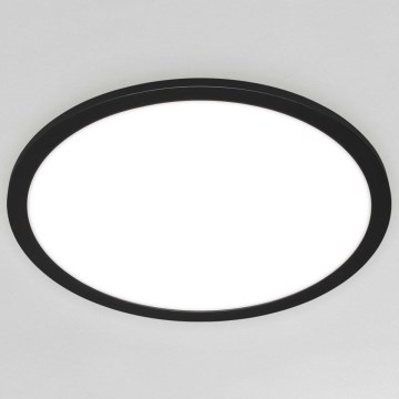 Briloner 7168-015 - Himmennettävä LED-kattovalaisin PIATTO LED/22W/230V 3000-6500K halkaisija 40 cm musta + kauko-ohjaus