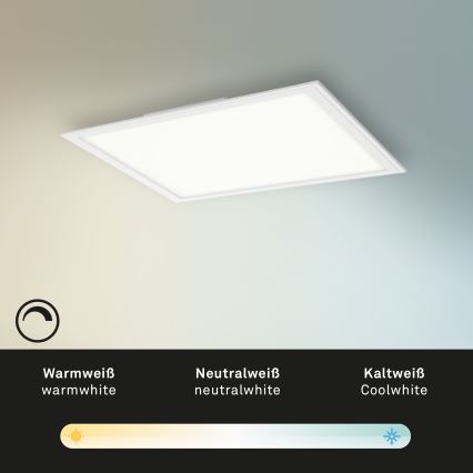 Briloner 7179-016 - Himmennettävä LED-kattovalaisin PIATTO LED/24W/230V 3000-6500K + kauko-ohjaus