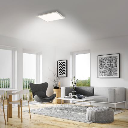 Briloner 7194-016 - LED Himmennettävä kattovalo SIMPLE LED/18W/230V 3000-6500K + kauko-ohjain