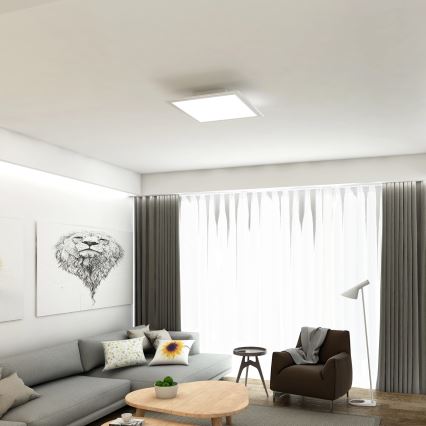 Briloner 7194-016 - LED Himmennettävä kattovalo SIMPLE LED/18W/230V 3000-6500K + kauko-ohjain