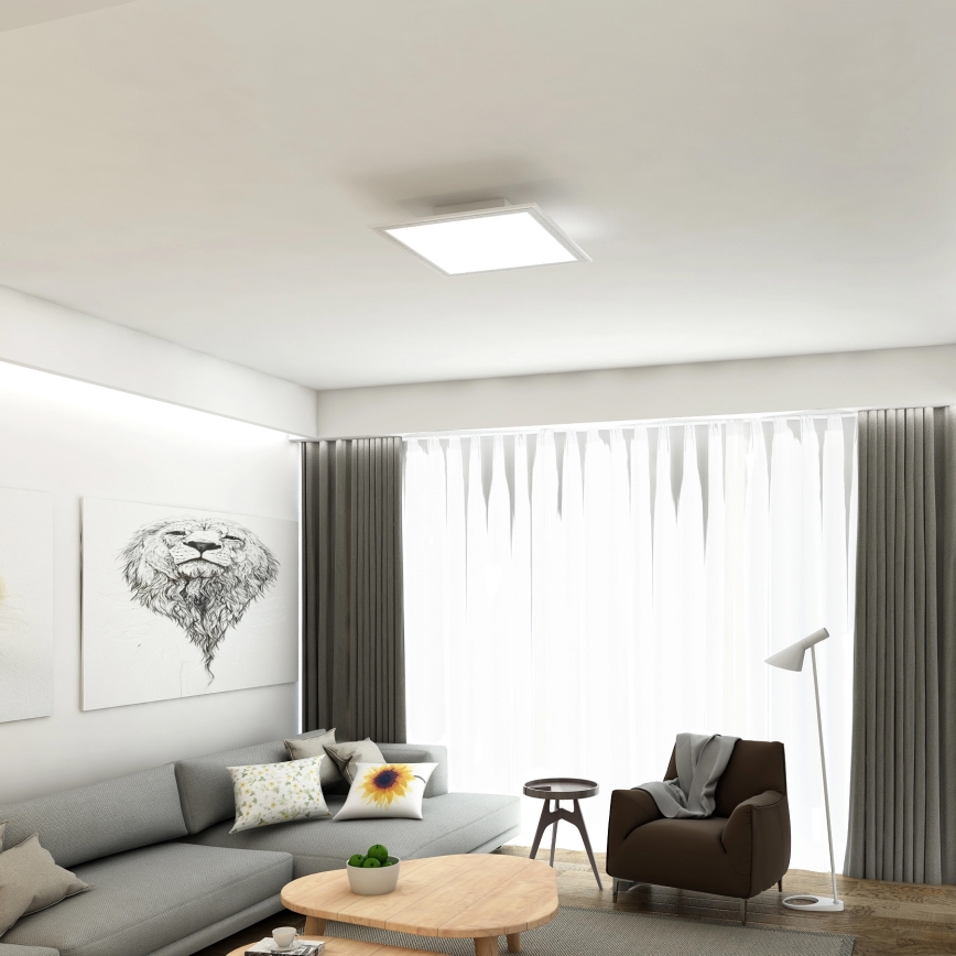 Briloner 7194-016 - LED Himmennettävä kattovalo SIMPLE LED/18W/230V 3000-6500K + kauko-ohjain