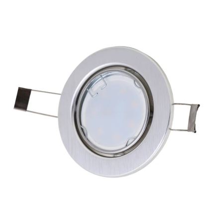 Briloner 7221-039 - SETTI 3x LED-kattovalaisin kylpyhuoneeseen 1xGU10/3W/230V IP23 hopea