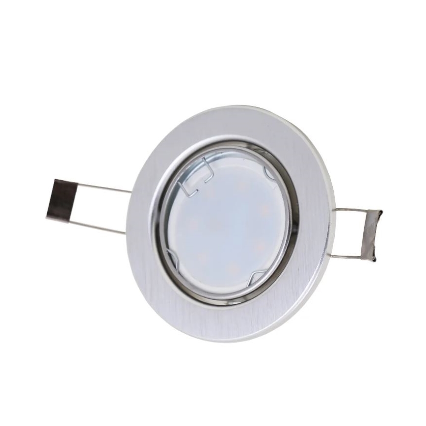 Briloner 7221-039 - SETTI 3x LED-kattovalaisin kylpyhuoneeseen 1xGU10/3W/230V IP23 hopea