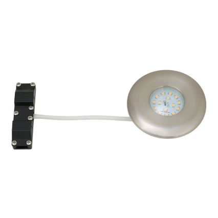 Briloner 7227-012 - LED Kylpyhuoneen upotettava valo LED/5W/230V IP65 mattakromi