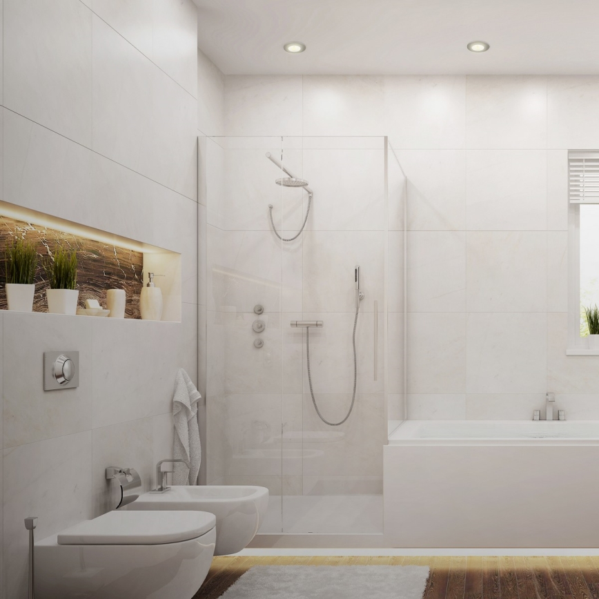 Briloner 7231-032 - SETTI 3x LED Himmennettävä kylpyhuone upotettu ATTACH kevyt LED/5,5W/230V IP44