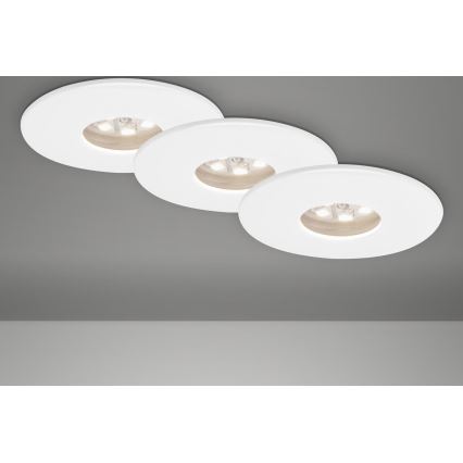 Briloner 7240-036 -SETTI 3x LED Kylpyhuoneen upotettava valo ATTACH LED/1,8W/230V IP44 valkoinen