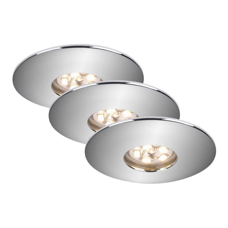 Briloner 7240-038 - SETTI 3x LED Kylpyhuoneen upotettava valo ATTACH LED/1,8W/230V IP44