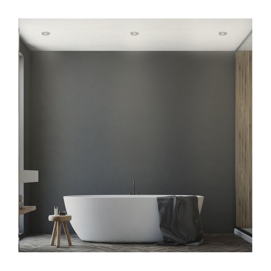 Briloner 7240-039 - SETTI 3x LED Kylpyhuoneen upotettava valo LED/1,8W/230V IP44