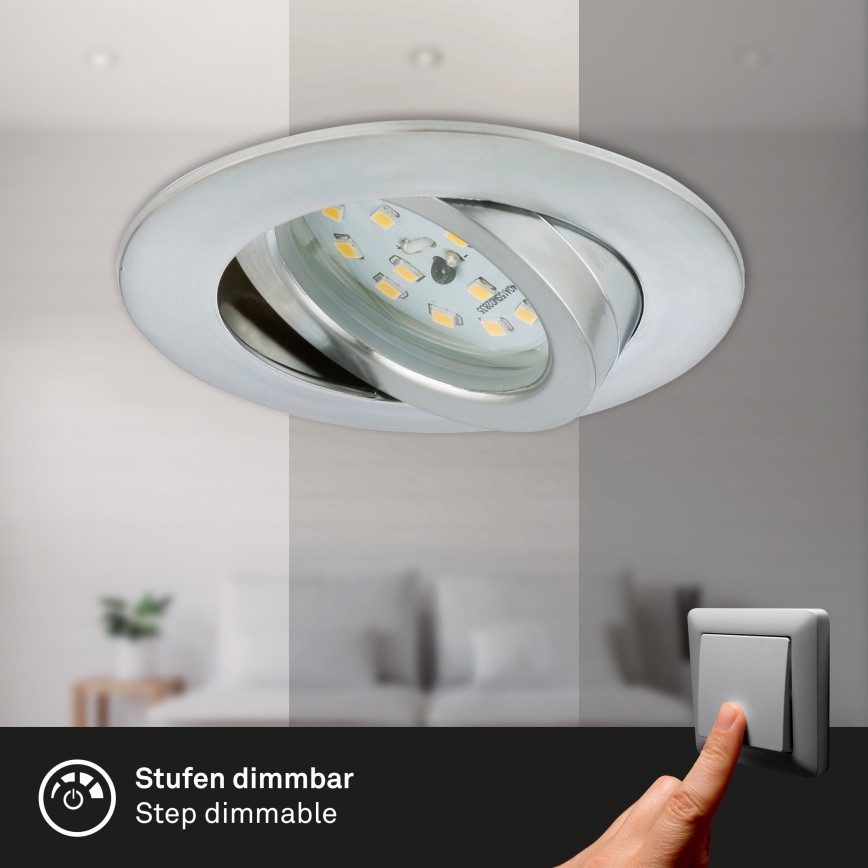 Briloner 7296-019 - himmennettävä LED-kylpyhuoneen alasvalaisin LED/6,5W/230V IP23