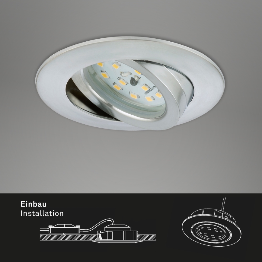 Briloner 7296-019 - himmennettävä LED-kylpyhuoneen alasvalaisin LED/6,5W/230V IP23
