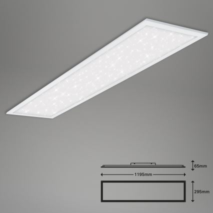 Briloner 7304-016 - Himmennettävä LED-kattovalaisin STARRY SKY LED/36W/230V 3000-6000K + kauko-ohjaus