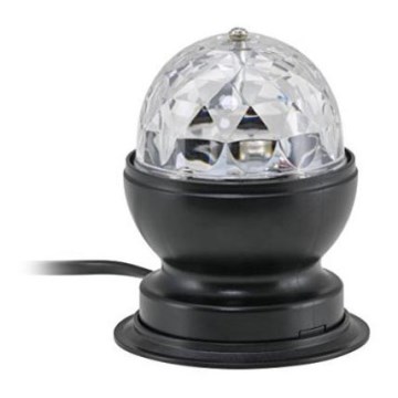Briloner 7357-015 - LED-pöytädiskopallo DISCO LIGHT 1xE27 / 3W / 230V