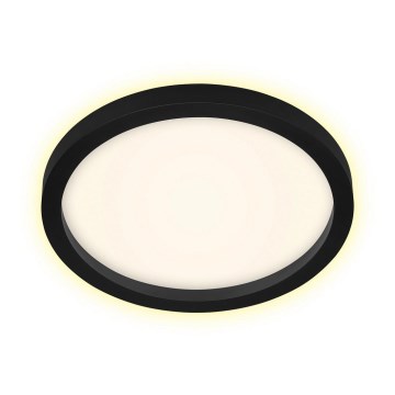 Briloner 7361-015 - LED-kattovalaisin CADRE LED/18W/230V d. 29,7 cm musta