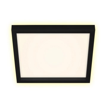 Briloner 7362-015 - LED-kattovalaisin CADRE LED/18W/230V 29,6x29,6 cm musta